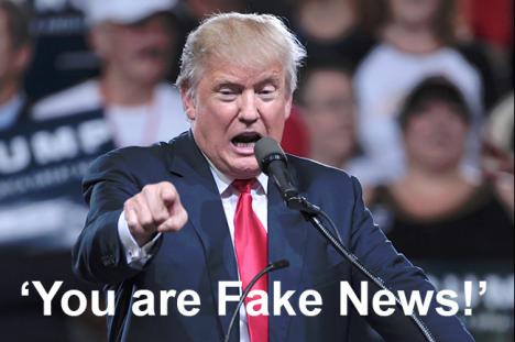 Donald Trump - You are Fake News - Photo Gage Skidmore