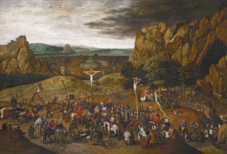 Pieter Brueghel le Jeune (1564 - 1638), <em>Crucifixion</em>, 1615, huile sur panneau, 99,9 x 147,5 cm