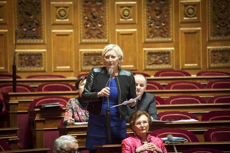 La sénatrice de la Seine-Maritime Catherine Morin-Dessailly, coauteure de la proposition de loi © Sénat 