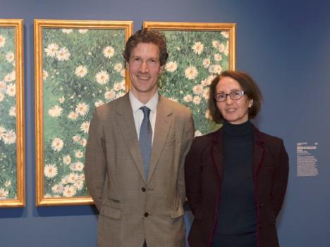 Cyrille Sciama, le nouveau Directeur Général du musée des impressionnismes Giverny, et Marina Ferretti, Directrice scientifique du musée qui a assuré la direction générale par interim.