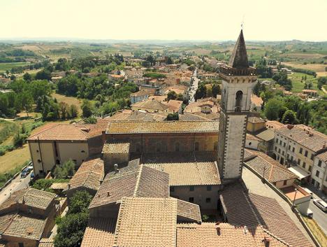 La ville de Vinci en Toscane, où sera exposée la mèche de Léonard de Vinci