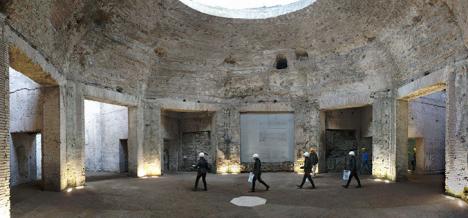 La salle octogonale de la Domus Aurea à Rome - Photo Tyler Bell, CC BY 2.0
