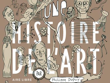 BD Album Une histoire de l'art Dupuy © Editions Dupuis
