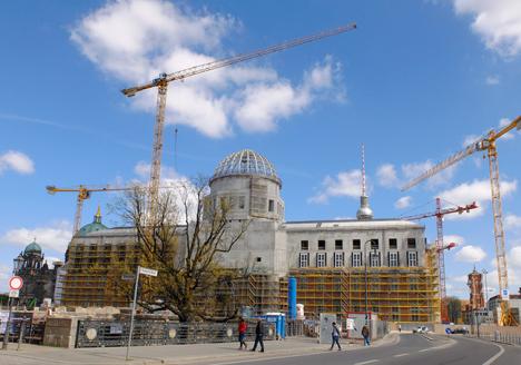 Le chantier du Forum Humbold à Berlin en 2016
