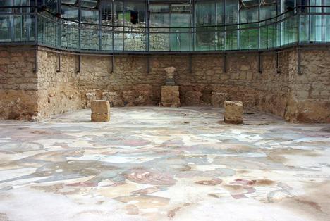Le triclinium de la Villa del Casale en Sicile contenait jusqu’à présent la plus grande mosaïque romaine connue. © Photo José Luiz Bernardes Ribeiro
