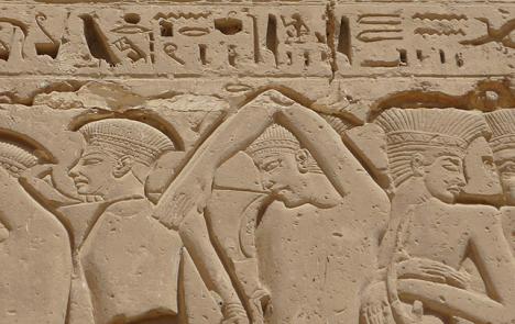 Bas-relief Egypte Philistins © Photo Rémih