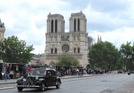 La cathédrale Notre-Dame de Paris après l'incendie, le 8 juin 2019 © Photo LudoSane