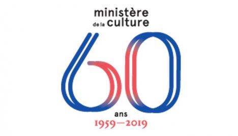 Logo des 60 ans du ministère de la culture