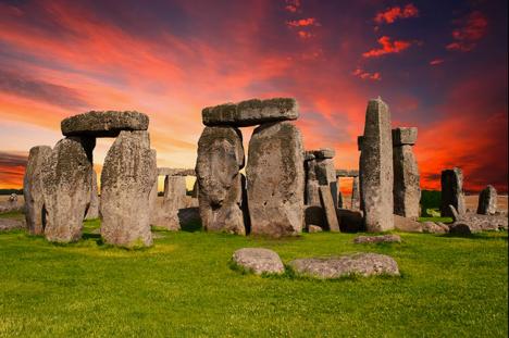 Stonehenge, Wiltshire, Royaume-Uni. 