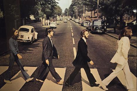 Reproduction des Beatles sur Abbey Road en poster © Richardjo