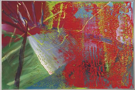 Gerhard Richter, Abstraktes Bild, 1984, huile sur toile, 200 x 300 cm. Collection Unicredit © Christie’s
