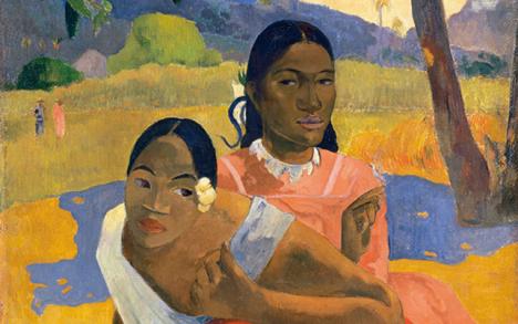    Paul Gauguin, Nafea faa ipoipo ?, 1892, huile sur toile, 101 x 77 cm, collection particulière. Ce tableau a été vendu 300 millions de dollars au Qatar par la fondation familiale Rudolf-Staechlin en 2015/ © Beyeler Foundation. 