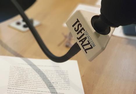 Vue du studio d'enregistrement à TSF Jazz, 2019