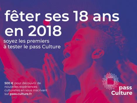 Affiche du Pass Culture. © Ministère de la Culture. 
