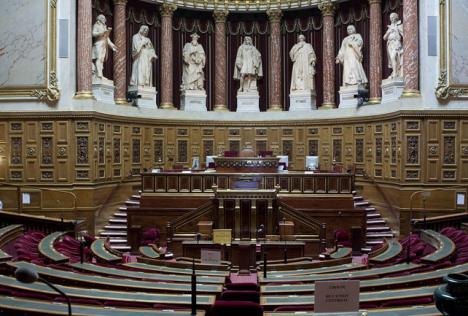 Hémicycle du Sénat. © Jackintish, 2009, CC BY-SA 3.0.