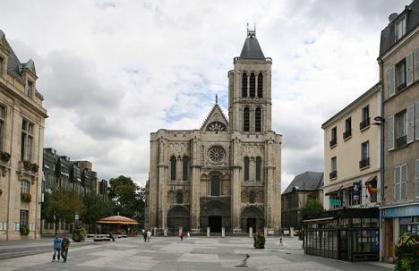 Façade de la basilique de Saint-Denis. © Photo Roi Boshi, 2010, CC BY-SA 3.0