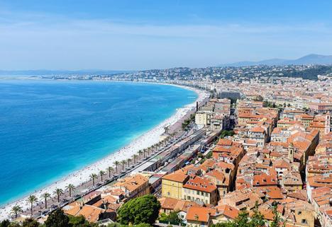 Vue de Nice depuis la Colline du Château. © Photo Kristoffer Trolle, 2015, CC BY 2.0.