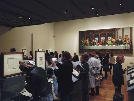Exposition Léonard de Vinci au musée du Louvre, octobre 2019 © Photo LudoSane