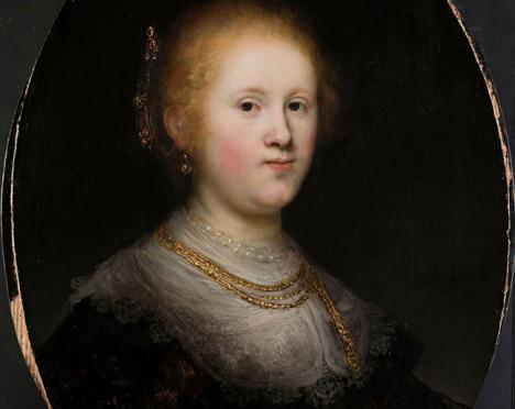 Rembrandt, Portrait d'une jeune femme, 1636. © Photo Allentown Art Museum.
