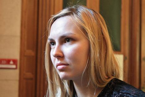 Iana Zhdanova à la cour d'appel de Paris en octobre 2016. © Photo Franc85, CC BY-SA 4.0.