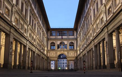 La Galerie des Offices à Florence. © Photo Dalibro, Pixabay License.