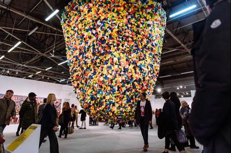 Pascale Marthine Tayou, Plastic Bags, oeuvre présentée lors de l'Armory Show 2019. © Photo Teddy Wolff.
