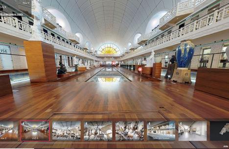 La Piscine à Roubaix propose une visite virtuelle de ses salles d'exposition. © Immerseeve