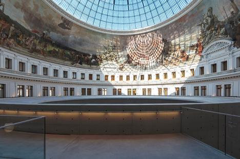 La Bourse de Commerce en mars 2020. © Photo Marc Dommage/Pinault Collection. © Tadao Ando Architect & Associates, NeM/Niney & Marca Architectes, Agence Pierre-Antoine Gatier, Setec Bâtiment. 