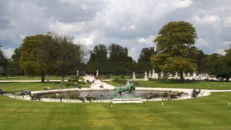 Le jardin des Tuileries. © Photo Pline
