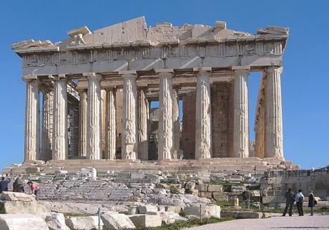 Le Parthénon sur l'Acropole d'Athènes © Photo Harrieta