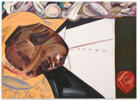 Dana-Schutz, Open Casket, 2016, huile sur toile, collection de l'artiste, courtesy Petzel gallery, New York