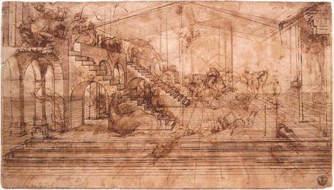 Léonard de Vinci Étude pour l’Adoration des Mages