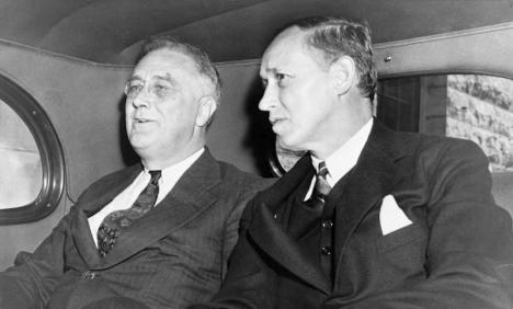 Le président Franklin D. Roosevelt et Harry Hopkins, septembre 1938 © New York World-Telegram and the Sun Newspaper Photograph Collection (Library of Congress)