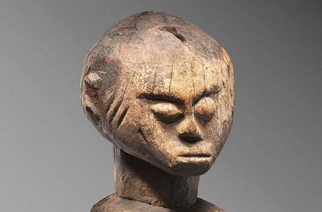 Fétiche Fon, ancien Royaume du Dahomey (Benin), bois, h. 50 cm, Collection Jacques Kerchache. © Galerie Abla et Alain Lecomte, Paris