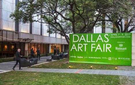 Entrée de la foire Dallas Art Fair 2017. © Dallas Art Fair