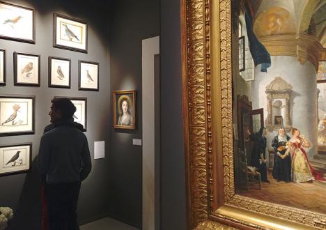 Le stand de la galerie Charles Beddington au salon Fine Arts 2019 © Photo LudoSane pour Le Journal des Arts