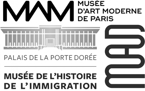 Logos du musée de l’Histoire de l’immigration, du MAD et du MAM Paris