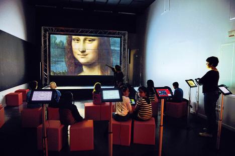 Musée numérique de la Micro-Folie de Lille. © Photo Daniel Rapaich / Ville de Lille