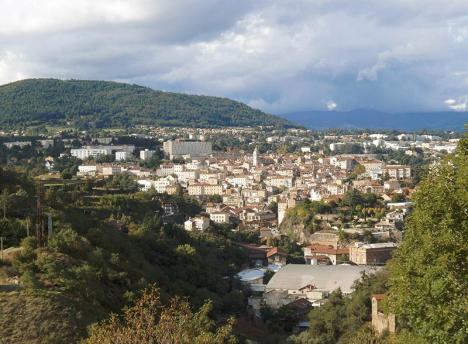 Annonay est la commune la plus peuplée d'Ardèche avec 17 000 habitants. © Photo Pasquion, 2013, CC BY-SA 3.0