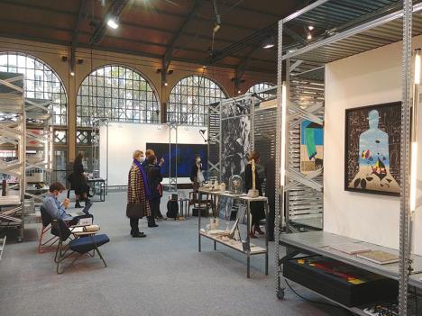 Vue de l'édition 2020 de Galeristes au Carreau du Temple à Paris © Ludosane pour LeJournaldesArts.fr