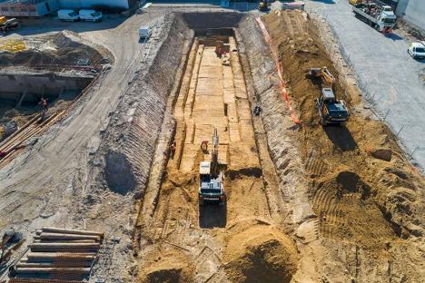 Site préhistorique découvert à Clichy-la-Garenne en octobre 2020 © Denis Gliksman / Inrap