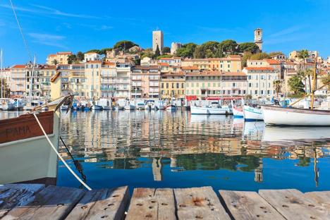 Le vieux port du Suquet à Cannes. © Semec-Fabre. 