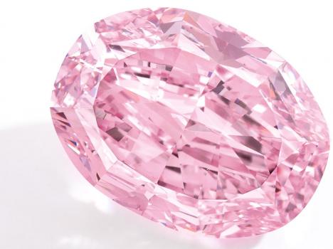 Le Spectre de la Rose, diamant de 14,83 carats. © Sotheby's 2020