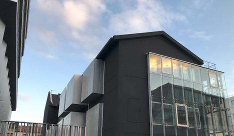 Façade du Lavoir Numérique. © Lavoir Numérique
