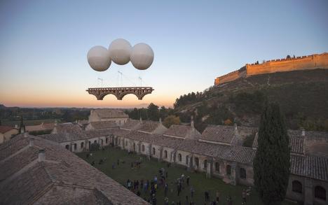 Architecture en fête, Villeneuve-lez-Avignon, France, 2015. Projet validé dans le cadre de la future saison de la France au Japon. © Olivier Grossetête