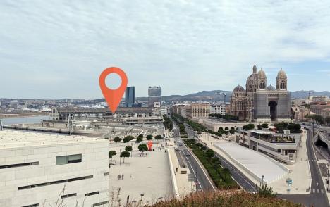 Le Centre du Patrimoine Maritime de la Méditerranée sera situé entre le Mucem et la Major. © Lorraine Lebrun.