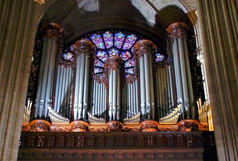 Le Grand orgue de la cathédrale Notre-Dame de Paris. © Frédéric Deschamps, 2006 - Domaine public