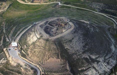 Le site du palais du roi Hérode en Cisjordanie. © Asaf T, 2005