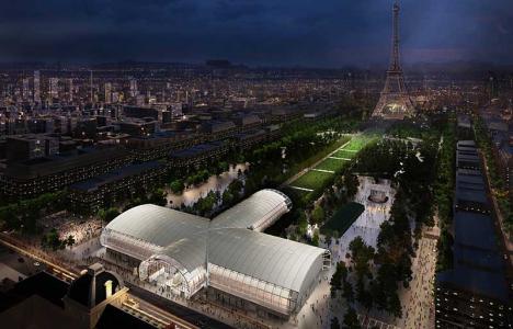 Grand palais éphémère sur le Champ-de-Mars