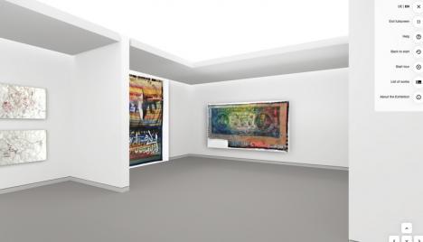 Stand virtuel de la galerie Maia Muller lors de la foire d’Abu Dhabi